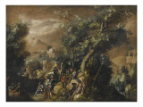 Prédication de Saint Jean Baptiste Giclee-trykk av Abraham Bloemaert Prédication de Saint Jean Baptiste Giclee-trykk av Abraham Bloemaert