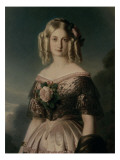 Portrait de Marie Caroline Auguste de Bourbon, duchesse d'Aumale (1822-1869) Giclee Print by Franz Xaver Winterhalter