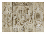 Renaissance des Arts et des Lettres ou Nicolas Houel devant son ouvrage Lámina giclée por Antoine Caron
