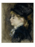 Portrait, dit de Margot Reproduction procédé giclée par Auguste Renoir