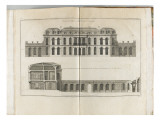 Planche 441 : Elévation de la façade de l’hôtel d’Evreux sur le jardin Giclee-trykk av Jacques-François Blondel Planche 441 : Elévation de la façade de l’hôtel d’Evreux sur le jardin Giclee-trykk av Jacques-François Blondel