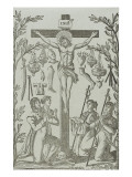 Représentation du saint Christ de Burgos en Castille reproduction procédé giclée