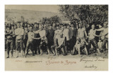 Souvenir de Smyrne. Lutteurs reproduction procédé giclée