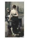 Retour du bal Reproduction procédé giclée par Alfred Roll