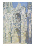 Cathédrale de Rouen, le portail et la tour Saint Romain, plein soleil, harmonie bleue et or Lámina giclée por Claude Monet Cathédrale de Rouen, le portail et la tour Saint Romain, plein soleil, harmonie bleue et or Lámina giclée por Claude Monet