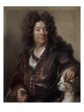 Portrait of Francis Girardon (1628-1715), Sculptor Lámina giclée por Joseph Vivien