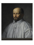 Portrait de Jean Duvergier de Hauranne, abbé de Saint-Cyran Giclée-tryk af Philippe De Champaigne