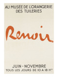 Poster: Renoir Musée De L'Orangerie in the Tuileries Reproduction procédé giclée