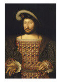 Portrait de François Ier reproduction procédé giclée par Joos Van Cleve