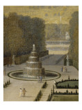 Promenade de Louis XIV en vue du Parterre du Nord dans les jardins de Versailles vers 1688 Lámina giclée por Etienne Allegrain Promenade de Louis XIV en vue du Parterre du Nord dans les jardins de Versailles vers 1688 Lámina giclée por Etienne Allegrain