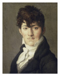 Portrait d'Auguste François Talma, enseigne de vaisseau, neveu du tragédien Talma reproduction procédé giclée par Jean-Auguste-Dominique Ingres