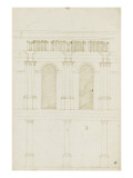Projet pour la transformation du choeur de la cathédrale de Bamberg Reproduction procédé giclée par Herman Vischer