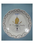 Assiette "Vive la liberté 1791" Giclee Print