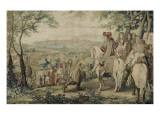 Reduction of Marsal in Lorraine, on 1 September 1663 Lámina giclée por Brun Charles Le