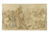 Romulus vainqueur d'Acron reproduction procédé giclée par Jean-Auguste-Dominique Ingres