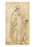 Saint Antoine Lámina giclée por Luca Cambiaso