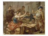 Sancho et la marchande de noisettes Lámina giclée por Charles Joseph Natoire