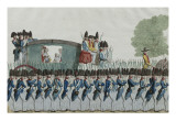 Return of the Royal Family in Paris, June 25, 1791 reproduction procédé giclée