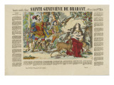 Sainte Geneviève de Brabant Lámina giclée Sainte Geneviève de Brabant Lámina giclée