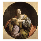 La Charité romaine Giclee Print by Simon Vouet