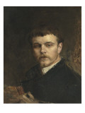 Portrait de l'artiste reproduction procédé giclée par Jules Bastien-Lepage