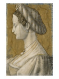 Profil de femme en buste de profil Giclée-Druck von Giovanni Antonio Boltraffio