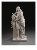 René Descartes (1596-1650), philosophe reproduction procédé giclée par Augustin Pajou