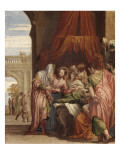 Résurrection de la fille de Jaïre Reproduction procédé giclée par Paolo Véronèse