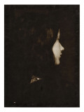 Portrait de sa fille Denise, de profil à droite Giclee Print by Emile Zola