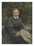 Portrait de la mère de l'artiste Giclee-trykk av Jules Bastien-Lepage Portrait de la mère de l'artiste Giclee-trykk av Jules Bastien-Lepage