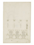 Projet pour le tombeau de saint Sebald Reproduction procédé giclée par Herman Vischer