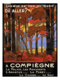 Affiche du Chemin de fer du Nord Giclée-Druck
