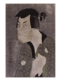 Portrait d'acteur de kabuki (okubi-e) ; l'acteur Sakata Hangorô III Wydruk giclee autor Tôshûsai Sharaku