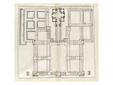 Planche 3 : Plan entresols distribués dans principaux corps du bâtiment de l’Hôtel Royal Giclee-trykk av Jacques-François Blondel Planche 3 : Plan entresols distribués dans principaux corps du bâtiment de l’Hôtel Royal Giclee-trykk av Jacques-François Blondel