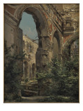 Ruines de la Cour des Comptes Giclee-trykk av Eugène Berthelon Ruines de la Cour des Comptes Giclee-trykk av Eugène Berthelon