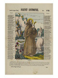 Saint Antoine reproduction procédé giclée