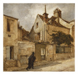 Rentrant de l'audience Lámina giclée por Thomas Couture