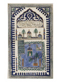 Plaque représentant la mosquée de Médine. Lámina giclée