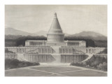 Proposed Monument Commemorating the Defense of Paris Giclée-Druck von Alfred Vaudoyer