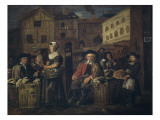 Marché aux volailles Giclee Print by Jean Michelin