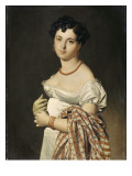 Portrait de madame Panckoucke reproduction procédé giclée par Jean-Auguste-Dominique Ingres