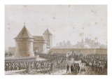 Reddition des troupes autrichiennes aprés la prise de la ville d'Erfurth, le 16 octobre 1806 Giclee Print by Benjamin Zix