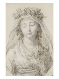 Portrait de mademoiselle Laure de Bonneuil Giclée-Druck von Elisabeth Louise Vigée-LeBrun