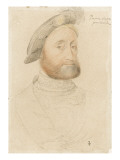 Portrait de Robert de Pommereuil (vers1490-1543) reproduction procédé giclée par Jean Clouet