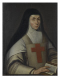 Portrait de la mère Christine Briquet Lámina giclée