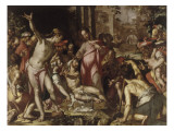 Résurrection de Lazare Giclée-Druck von Joachim Wtewael or Utawael