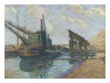 Quai de la Rapée reproduction procédé giclée par Armand Guillaumin