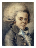 Portrait of Count Rivarol (1753-1801), French Writer Reproduction procédé giclée