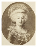 Portrait (d'après un tableau) de Marguerite La Chapelle, grande tante de Gustave Eiffel Giclee-trykk av fils Buguet Portrait (d'après un tableau) de Marguerite La Chapelle, grande tante de Gustave Eiffel Giclee-trykk av fils Buguet