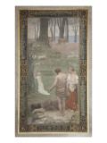 Sainte Geneviève enfant en prière Giclee Print by Pierre Puvis de Chavannes